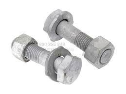 Picture of Brighton Best 442086 5/8"-11X4 1/2" Hex Structural Bolt A325 W/A563 Dh Hvy Hex Nut & Round F436 Washer,Hdg